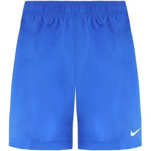 Nike - Dri-Fit Stretch Taille - Korte Broeken - Blauw/Wit - Grafisch Logo