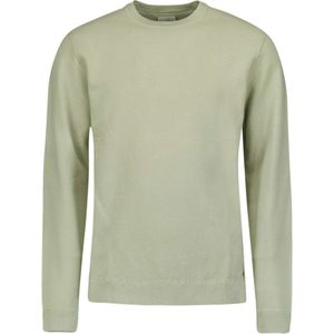 No Excess Pullover crewneck solid jacquard smoke