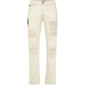 Philipp Plein - Minnesota - Jeans - Beige - Rock Star Fit