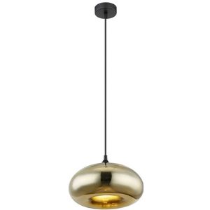 Globo 1-lichts hanglamp met kleurige kap | ø 28 cm | metaal | woonkamer eetkamer