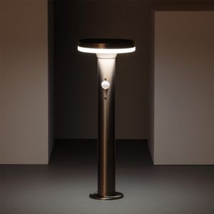Bussandri Exclusive Buitenlamp helas sokkellamp led -16x16x45cm -