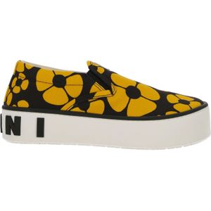 Marni - Snzw 013503 P4927_Zo 266 - Slip On Sneakers - Veelkleurig - Katoen