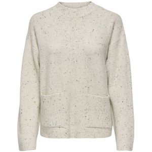 Jacqueline de Yong Jdyvirginia life ls hn pocket pull knt ecru dessin