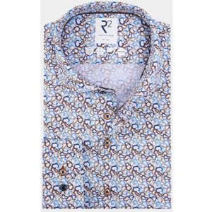 R2 Amsterdam - Overhemd - Blauw - 130.WSP.002