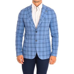 La Martina - PMJA06-JQ028 - Blazer - Blauw - 98% Katoen, 2% Elastaan