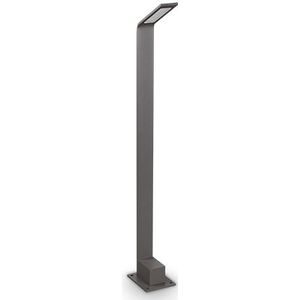 Ideal Lux agos vloerlamp aluminium led grijs