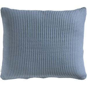 Heckett & Lane Kussensloop wafel pillowcase colonial blue 60 x 70 cm