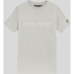 Lyle & Scott - T-shirt - Grijs - Met Print - Voor Jongens