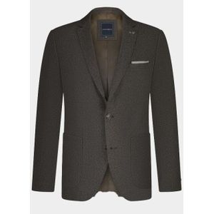 Bos Bright Blue Colbert leek jacket drop 7 253037le20bo/871 coffee