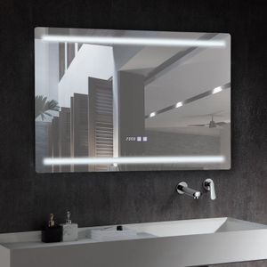 Led Mirror Badkamerspiegel met led verlichting tihati anti-condens met touch 60x80 cm
