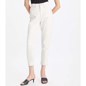 Levi's - High Waisted Mom Jeans - Wit - 5-pocket constructie
