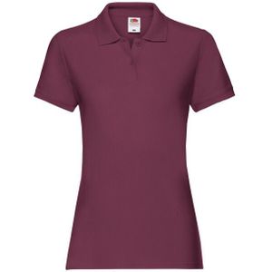 Fruit of the Loom - Dames Premium Effen Poloshirt - 100% Katoen