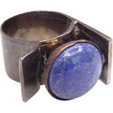 Christian Zilveren ring met lapis lazuli