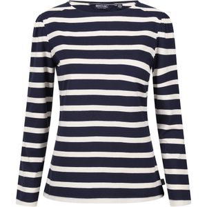 Regatta Dames federica stripe t-shirt met lange mouwen