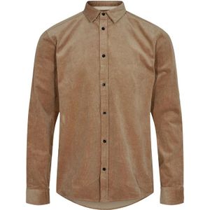 Anerkjendt Akleif corduroy shirt incense 900870