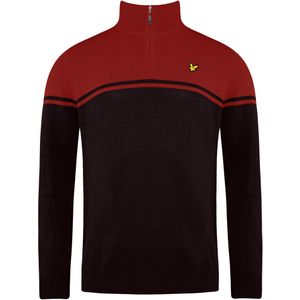 Lyle & Scott - Croft - Golftrui - Bruin - 1/4 Zip Pullover