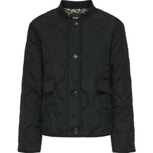 ONLY - ONLSALSA LEO JACKET CS OTW - Gewatteerde Jas - Zwart - Dames