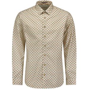No Excess - Overhemd - Lange Mouw - Melon - Met Print - Stretch