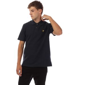 Lyle And Scott - Micro Argyle Poloshirt - Navy - Heren
