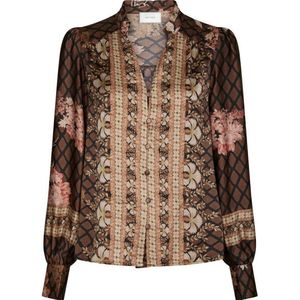 Neo Noir massima botanical border blouse 167029 100