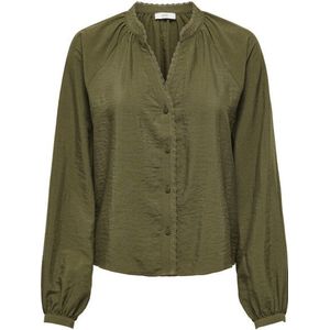 Jacqueline de Yong Jdyloli ls lace shirt wvn dia army