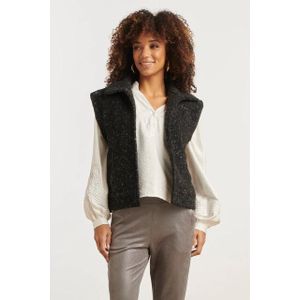 Smashed Lemon - Bouclé Gilet - Camel - Dames