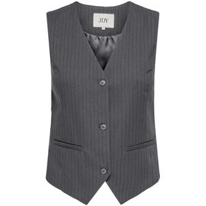 Jacqueline de Yong Jdyulrikke waistcoat pnt antraciet