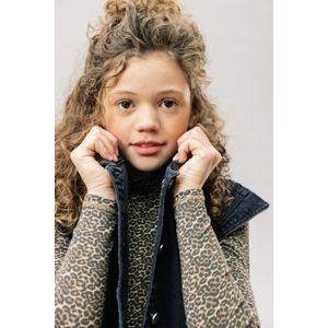 Looxs Revolution Turtle t-shirt bamboo panther voor meisjes in de kleur