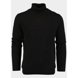 Bos Bright Blue - Dex Rollneck Pullover - Zwart - Coltrui