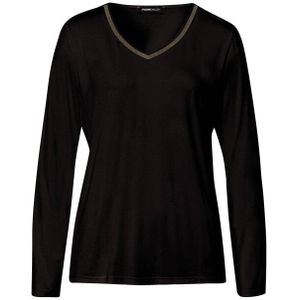Frank Walder - W52622450 - Top - Zwart - Lange Mouw