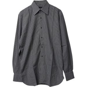 Gucci Gestreepte Overhemd met Knopen in Witte Katoen