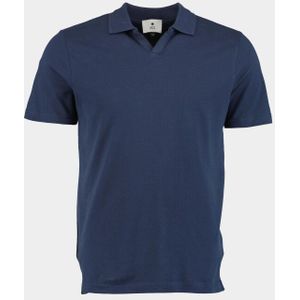 Bos Bright Blue Polo korte mouw polo v placket 2804425/208 cobalt blue