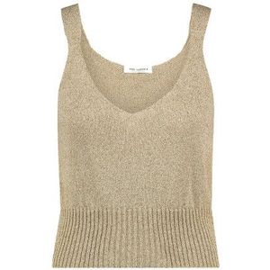 Jane Lushka - Lurex Shiny Top - Goud - Lurex Stof