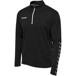 Hummel - Authentic Half-Zip Sweatshirt - Zwart - Juniors