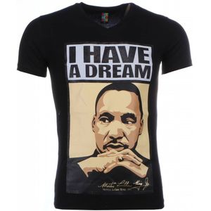 Local Fanatic T-shirt martin luther king i have a dream print