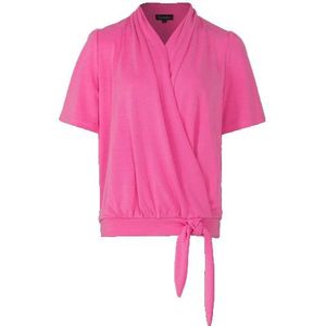 G-maxx Blousetop met All Over Print Rood/Groen/Ecru