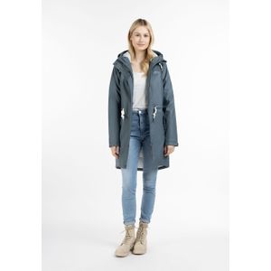 ICEBOUND - Gewatteerde Mackintosh - Dames - Blauw-Grijs - Urban Regenparka
