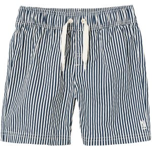 Name It Jongens zwemshort kinderen nkmzeer gestreept donkerblauw/wit