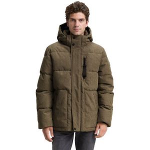 Tom Tailor - Regular Fit Bodywarmer - Effen - Herenjack - Afneembare Capuchon
