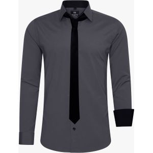 Set van 2 overhemden met stropdas