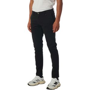 No Excess Pants chino garment dyed stretch black