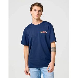 Wrangler Big graphic tshirt navy