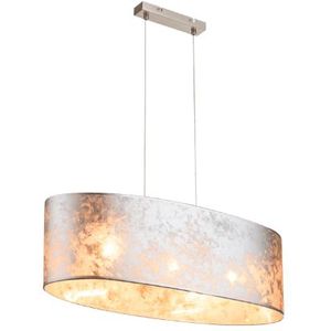 Globo Moderne hanglamp met doorschijnende kap| metallic i | hanglamp | | woonkamer | eetkamer
