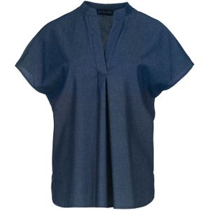 Mouwloze Top - Indigo - Katoen