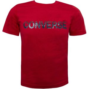 Converse - Gloss - T-shirt - Rood - Kinderen