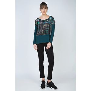 Top met lange mouwen en print