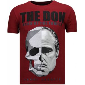 Local Fanatic The don skull rhinestone t-shirt