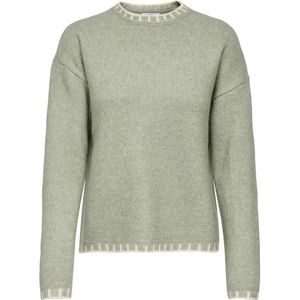 Jacqueline de Yong silja l/s on contrast pullover k 15361187 seagrass