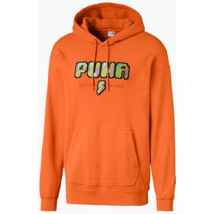 PUMA - Pop Style - Pullover Hoodie - Oranje - Katoen