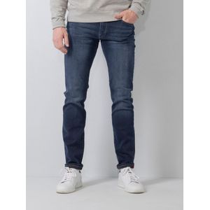 Petrol Industries Slim Fit Jeans SEAHAM met Riem Midnight Blue